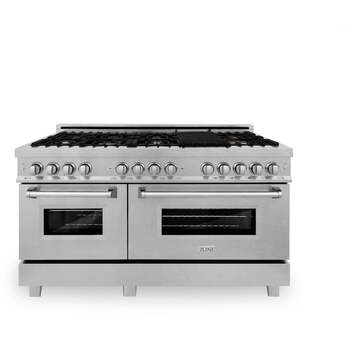 Z Line ZLINE RASSNBR60 60 Inch Natural Gas, Dual Fuel Double Oven Freestanding Range i — thumbnail 3