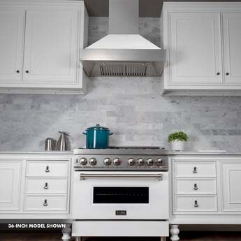 Z Line ZLINE RASWM30 30 Inch White Matte Gas  Freestanding Range — thumbnail 17