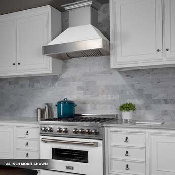 Z Line ZLINE RASWM30 30 Inch White Matte Gas  Freestanding Range — thumbnail 31