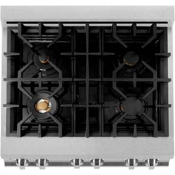 Z Line ZLINE RASWM30 30 Inch White Matte Gas  Freestanding Range — thumbnail 32