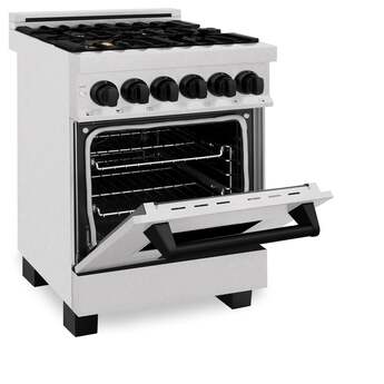 Z Line ZLINE RASZSN24CB Autograph Edition Series 24 Inch Dual Fuel Freestanding Range