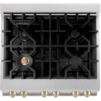 Z Line ZLINE RASZSN30G Autograph Edition Series 30 Inch Natural Gas, Dual Fuel Freestan — thumbnail 9