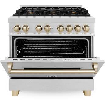 Z Line ZLINE RASZSN36G Autograph Edition Series 36 Inch Natural Gas, Dual Fuel Freestan — thumbnail 7