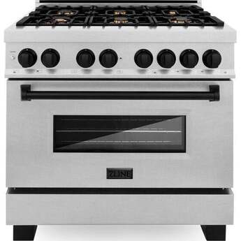 Z Line ZLINE RASZSN36MB Autograph Edition Series 36 Inch Natural Gas, Dual Fuel Freesta