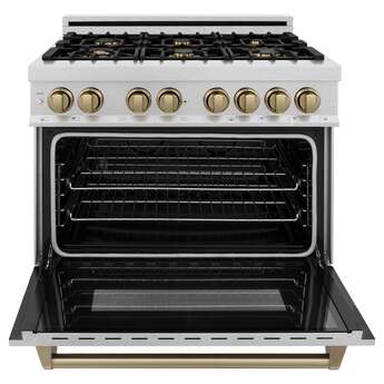 Z Line ZLINE RASZSN36MB Autograph Edition Series 36 Inch Natural Gas, Dual Fuel Freesta — thumbnail 13