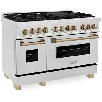 Z Line ZLINE RASZSN48CB Autograph Edition Series 48 Inch Natural Gas, Dual Fuel Double — thumbnail 5