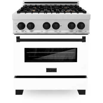 Z Line ZLINE RASZWM30MB Autograph Edition Series 30 Inch Natural Gas, Dual Fuel Freesta