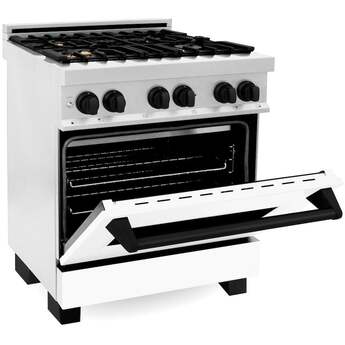 Z Line ZLINE RASZWM30MB Autograph Edition Series 30 Inch Natural Gas, Dual Fuel Freesta — thumbnail 3
