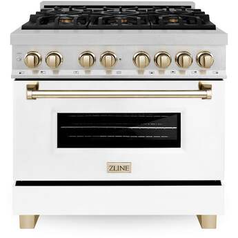 Z Line ZLINE RASZWM36G Autograph Edition Series 36 Inch Natural Gas, Dual Fuel Freestan — thumbnail 5
