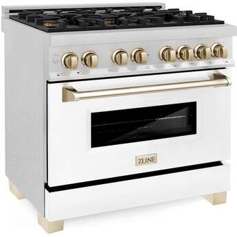 Z Line ZLINE RASZWM36G Autograph Edition Series 36 Inch Natural Gas, Dual Fuel Freestan — thumbnail 7