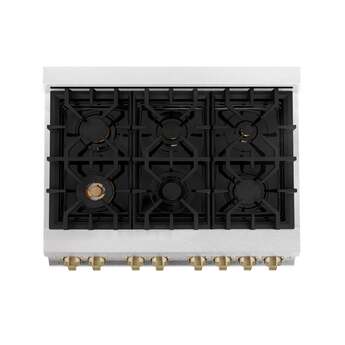 Z Line ZLINE RASZWM36MB Autograph Edition Series 36 Inch Natural Gas, Dual Fuel Freesta — thumbnail 11