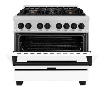 Z Line ZLINE RASZWM36MB Autograph Edition Series 36 Inch Natural Gas, Dual Fuel Freesta — thumbnail 19