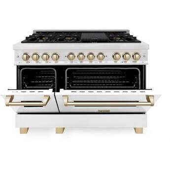 Z Line ZLINE RASZWM48G Autograph Edition Series 48 Inch Natural Gas, Dual Fuel Double O — thumbnail 3