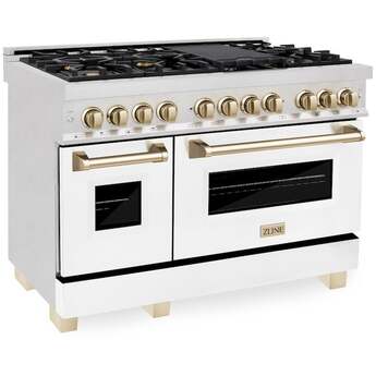 Z Line ZLINE RASZWM48G Autograph Edition Series 48 Inch Natural Gas, Dual Fuel Double O — thumbnail 7
