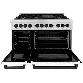 Z Line ZLINE RASZWM48MB Autograph Edition Series 48 Inch Natural Gas, Dual Fuel Double — thumbnail 4