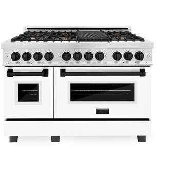 Z Line ZLINE RASZWM48MB Autograph Edition Series 48 Inch Natural Gas, Dual Fuel Double — thumbnail 48