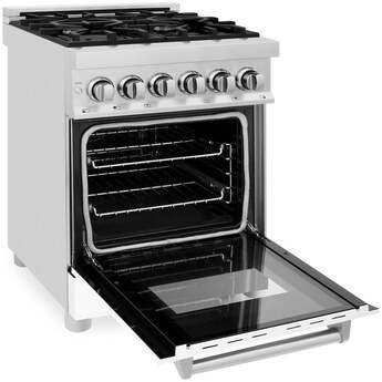 Z Line ZLINE RAWM24 24 Inch Dual Fuel Natural Gas Freestanding Range, in White Matte — thumbnail 32