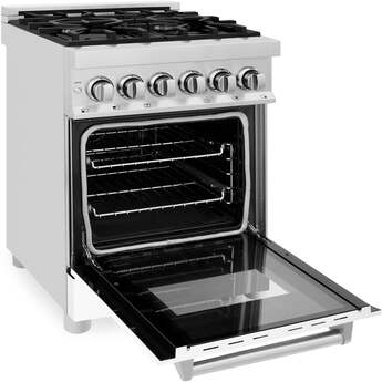 Z Line ZLINE RAWM24 24 Inch Dual Fuel Natural Gas Freestanding Range, in White Matte — thumbnail 37