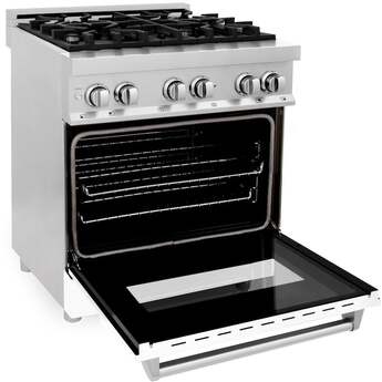 Z Line ZLINE RAWM30 30 Inch White Matte Dual Fuel Convection Freestanding Range — thumbnail 24