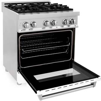 Z Line ZLINE RAWM30 30 Inch White Matte Dual Fuel Convection Freestanding Range — thumbnail 25
