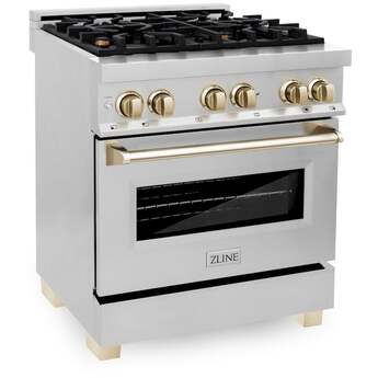 Z Line ZLINE RAZ30G Autograph Edition Series 30 Inch Natural Gas, Dual Fuel Freestandin — thumbnail 4