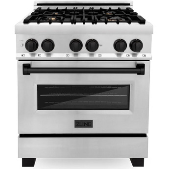 Z Line ZLINE RAZ30MB Autograph Edition Series 30 Inch Natural Gas, Dual Fuel Freestandi
