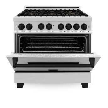 Z Line ZLINE Autograph Edition Series 36 Inch Dual Fuel Natural Gas Freestanding Range,