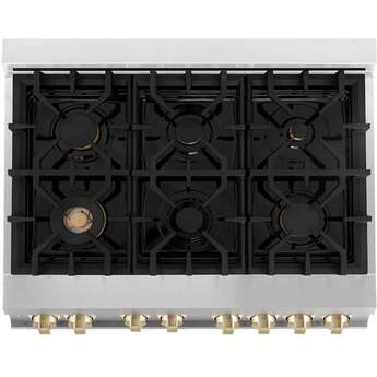 Z Line ZLINE Autograph Edition Series 36 Inch Dual Fuel Natural Gas Freestanding Range, — thumbnail 11