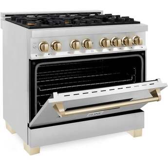 Z Line ZLINE Autograph Edition Series 36 Inch Dual Fuel Natural Gas Freestanding Range, — thumbnail 23