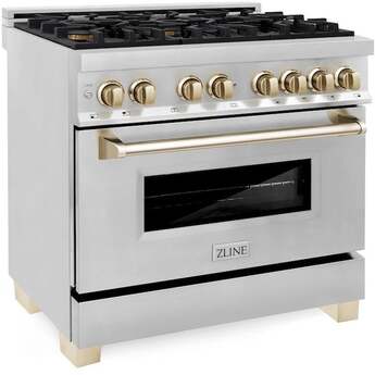 Z Line ZLINE Autograph Edition Series 36 Inch Dual Fuel Natural Gas Freestanding Range, — thumbnail 30