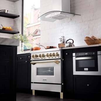 Z Line ZLINE Autograph Edition Series 36 Inch Dual Fuel Natural Gas Freestanding Range, — thumbnail 5