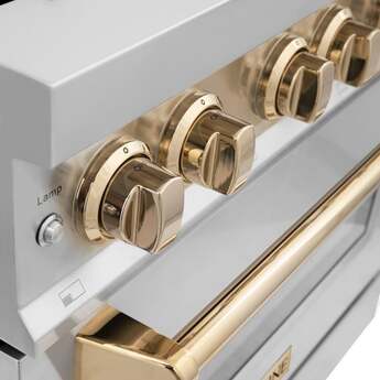 Z Line ZLINE Autograph Edition Series 36 Inch Dual Fuel Natural Gas Freestanding Range, — thumbnail 9