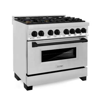 Z Line ZLINE Autograph Edition Series 36 Inch Dual Fuel Natural Gas Freestanding Range, — thumbnail 10