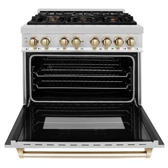 Z Line ZLINE Autograph Edition Series 36 Inch Dual Fuel Natural Gas Freestanding Range, — thumbnail 21