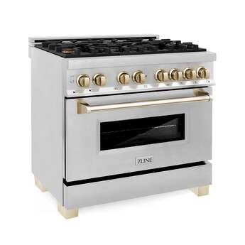 Z Line ZLINE Autograph Edition Series 36 Inch Dual Fuel Natural Gas Freestanding Range, — thumbnail 24