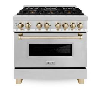Z Line ZLINE Autograph Edition Series 36 Inch Dual Fuel Natural Gas Freestanding Range, — thumbnail 25