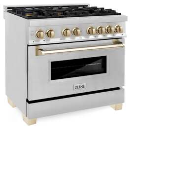 Z Line ZLINE Autograph Edition Series 36 Inch Dual Fuel Natural Gas Freestanding Range, — thumbnail 45