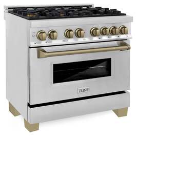 Z Line ZLINE Autograph Edition Series 36 Inch Dual Fuel Natural Gas Freestanding Range, — thumbnail 49
