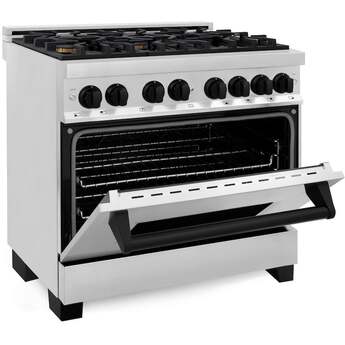 Z Line ZLINE Autograph Edition Series 36 Inch Dual Fuel Natural Gas Freestanding Range, — thumbnail 6