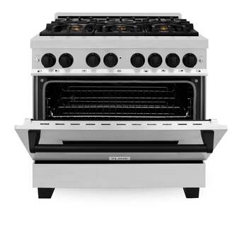 Z Line ZLINE Autograph Edition Series 36 Inch Dual Fuel Natural Gas Freestanding Range, — thumbnail 9