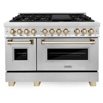 Z Line ZLINE 48 Inch Dual Fuel Natural Gas Freestanding Range, in Stainless Steel — thumbnail 13
