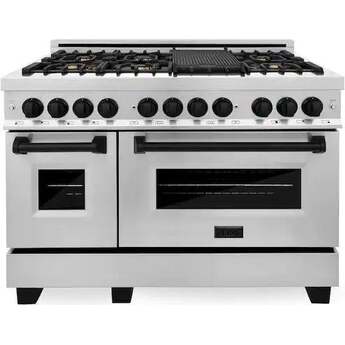 Z Line ZLINE Autograph Edition Series 48 Inch Dual Fuel Natural Gas Freestanding Range,