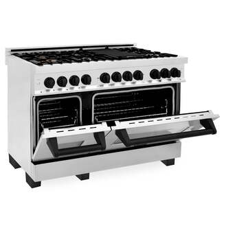 Z Line ZLINE Autograph Edition Series 48 Inch Dual Fuel Natural Gas Freestanding Range, — thumbnail 12