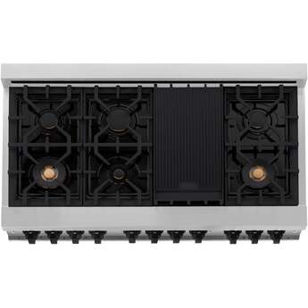 Z Line ZLINE Autograph Edition Series 48 Inch Dual Fuel Natural Gas Freestanding Range, — thumbnail 14