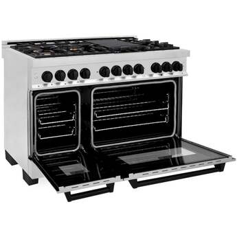 Z Line ZLINE Autograph Edition Series 48 Inch Dual Fuel Natural Gas Freestanding Range, — thumbnail 17