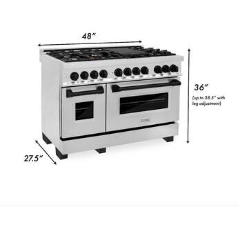 Z Line ZLINE Autograph Edition Series 48 Inch Dual Fuel Natural Gas Freestanding Range, — thumbnail 18