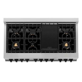 Z Line ZLINE Autograph Edition Series 48 Inch Dual Fuel Natural Gas Freestanding Range, — thumbnail 39