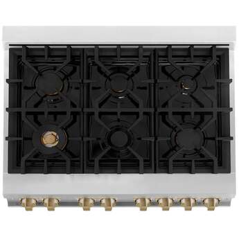 Z Line ZLINE RAZWM36CB Autograph Edition Series 36 Inch Natural Gas, Dual Fuel Freestan — thumbnail 6