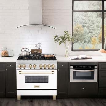 Z Line ZLINE Autograph Edition Series 36 Inch Dual Fuel Natural Gas Freestanding Range, — thumbnail 10