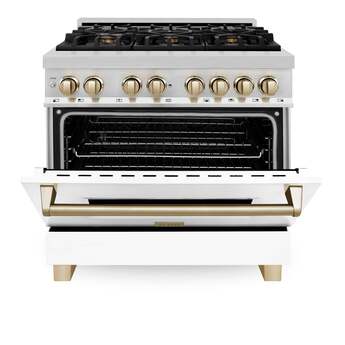 Z Line ZLINE Autograph Edition Series 36 Inch Dual Fuel Natural Gas Freestanding Range, — thumbnail 11